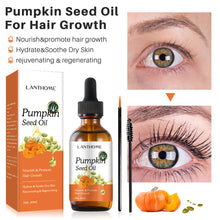 Load image into Gallery viewer, Pumpkin Seed Hair Oil 60ml Nourishing Oil for Hair &amp; Eyelashes Lightweight Anti-Breakage for Damaged Hair and Thin Lashes
