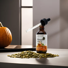 Load image into Gallery viewer, Pumpkin Seed Hair Oil 60ml Nourishing Oil for Hair &amp; Eyelashes Lightweight Anti-Breakage for Damaged Hair and Thin Lashes
