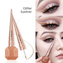 Load image into Gallery viewer, Pearlescent Glitter Powder Eyeliner Liquid Pen Waterproof Sweat Proof Not Easy To Smudge Not Caking Creative Eyeliner
