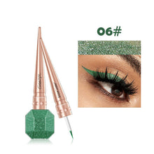 Load image into Gallery viewer, Pearlescent Glitter Powder Eyeliner Liquid Pen Waterproof Sweat Proof Not Easy To Smudge Not Caking Creative Eyeliner
