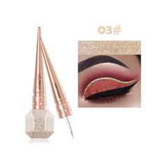 Load image into Gallery viewer, Pearlescent Glitter Powder Eyeliner Liquid Pen Waterproof Sweat Proof Not Easy To Smudge Not Caking Creative Eyeliner
