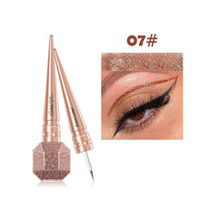 Load image into Gallery viewer, Pearlescent Glitter Powder Eyeliner Liquid Pen Waterproof Sweat Proof Not Easy To Smudge Not Caking Creative Eyeliner
