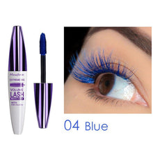 Load image into Gallery viewer, Colored Mascara Volumizing Curling Waterproof Rainbow Eye Makeup Purple Blue Black White Long Lasting Non Flaking Lash Builder
