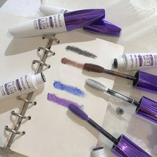 Load image into Gallery viewer, Colored Mascara Volumizing Curling Waterproof Rainbow Eye Makeup Purple Blue Black White Long Lasting Non Flaking Lash Builder

