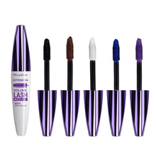 Load image into Gallery viewer, Colored Mascara Volumizing Curling Waterproof Rainbow Eye Makeup Purple Blue Black White Long Lasting Non Flaking Lash Builder
