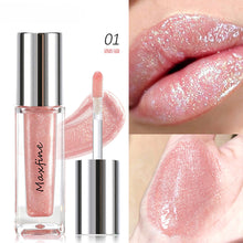 Load image into Gallery viewer, High-Shine Mirror Lip Gloss Wet Look Hydrating Plump Lip Gloss with Fine Shimmer Non-Sticky Sparkle Gloss for Spring Summer Makeup
