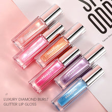 Load image into Gallery viewer, High-Shine Mirror Lip Gloss Wet Look Hydrating Plump Lip Gloss with Fine Shimmer Non-Sticky Sparkle Gloss for Spring Summer Makeup
