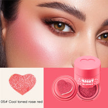 Load image into Gallery viewer, Velvet Heart Cushion Liquid Blush Natural Nude Stamp Blush Buildable Sheer to Medium Soft Matte Finish for Quick Makeup Look
