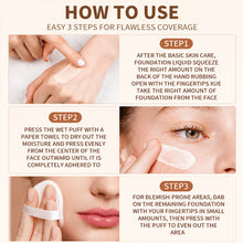 Load image into Gallery viewer, Pore Covering Foundation Oil Control Long-Wear Natural Finish Liquid Makeup for Oily Skin, Lightweight Concealer Base for Daily Use
