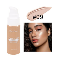 Load image into Gallery viewer, 12 Shades Liquid Foundation Waterproof Long-Lasting High Coverage Concealer Smudge-Proof Face Makeup for Daily &amp; Wedding Wear
