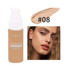 Load image into Gallery viewer, 12 Shades Liquid Foundation Waterproof Long-Lasting High Coverage Concealer Smudge-Proof Face Makeup for Daily &amp; Wedding Wear
