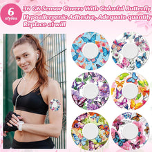 Load image into Gallery viewer, 6Pcs Adhesive Patches for Freestyle Libre 2/3 Waterproof Sweatproof CGM Sensor Cover Tape Hypoallergenic Long Lasting 10 Days
