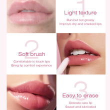 Load image into Gallery viewer, Color Changing Lip Gloss Temperature Reactive Rose Petal Jelly Tint Plumping Oil Tint Moisturizing Shiny Finish Long Lasting Lip Makeup

