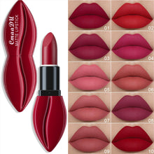 Load image into Gallery viewer, 10 Colors Matte Lipstick Lip Cream Long Lasting Waterproof Smudge Proof Velvet Nude Red Pink Natural Day Night Makeup
