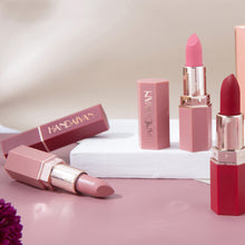 Load image into Gallery viewer, Matte Lipstick 6 Colors Optional Velvet Finish Long Lasting Waterproof Smudge Proof Nude Red Pink Brown Natural Day Night Makeup
