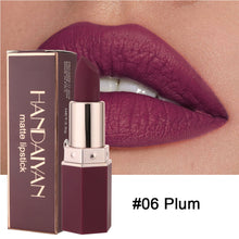 Load image into Gallery viewer, Matte Lipstick 6 Colors Optional Velvet Finish Long Lasting Waterproof Smudge Proof Nude Red Pink Brown Natural Day Night Makeup

