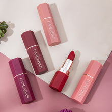 Load image into Gallery viewer, Matte Lipstick 6 Colors Optional Velvet Finish Long Lasting Waterproof Smudge Proof Nude Red Pink Brown Natural Day Night Makeup
