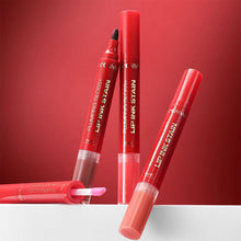 Load image into Gallery viewer, 2 in 1 Lip Gloss &amp; Lipstick Set for Dark Lips High Pigment Creamy Shiny Lip Gloss Solid Lipstick Full Coverage Long Lasting
