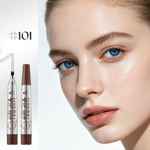 Load image into Gallery viewer, 4 Prong Fork Eyebrow Pen Waterproof Split Tip Microblade Eyebrow Pencil Natural Hairstroke Waterproof Smudge Proof Long Lasting
