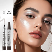 Load image into Gallery viewer, 4 Prong Fork Eyebrow Pen Waterproof Split Tip Microblade Eyebrow Pencil Natural Hairstroke Waterproof Smudge Proof Long Lasting
