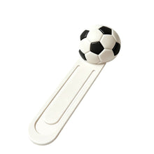 Load image into Gallery viewer, 3D Printed Soccer Ball Bookmark Football Shape Page Marker for Book Lovers Reading Accessory Sports Fan Gift Stationery
