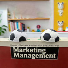 Load image into Gallery viewer, 3D Printed Soccer Ball Bookmark Football Shape Page Marker for Book Lovers Reading Accessory Sports Fan Gift Stationery
