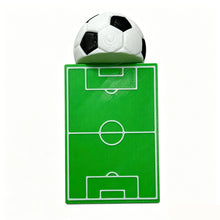 Load image into Gallery viewer, 3D Printed Soccer Ball Bookmark Football Shape Page Marker for Book Lovers Reading Accessory Sports Fan Gift Stationery
