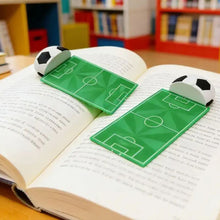 Load image into Gallery viewer, 3D Printed Soccer Ball Bookmark Football Shape Page Marker for Book Lovers Reading Accessory Sports Fan Gift Stationery
