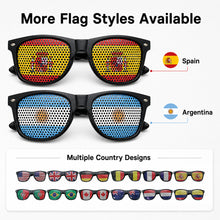 Load image into Gallery viewer, Country Flag Pattern Sunglasses Shades for Soccer Fans Outdoor Sports Protective Glasses Team Spirit Accessories
