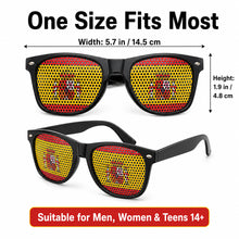 Load image into Gallery viewer, Country Flag Pattern Sunglasses Shades for Soccer Fans Outdoor Sports Protective Glasses Team Spirit Accessories
