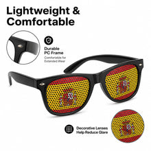 Load image into Gallery viewer, Country Flag Pattern Sunglasses Shades for Soccer Fans Outdoor Sports Protective Glasses Team Spirit Accessories
