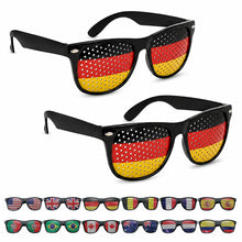 Load image into Gallery viewer, Country Flag Pattern Sunglasses Shades for Soccer Fans Outdoor Sports Protective Glasses Team Spirit Accessories
