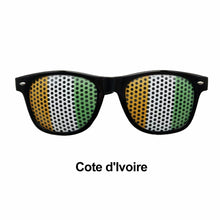 Load image into Gallery viewer, Country Flag Pattern Sunglasses Shades for Soccer Fans Outdoor Sports Protective Glasses Team Spirit Accessories
