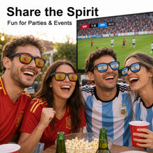 Load image into Gallery viewer, Country Flag Pattern Sunglasses Shades for Soccer Fans Outdoor Sports Protective Glasses Team Spirit Accessories

