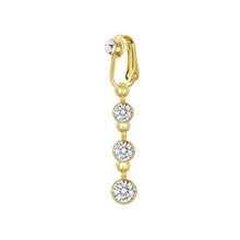 Load image into Gallery viewer, Butterfly Zircon Clip On Navel Ring Non-Piercing Fake Belly Piercing Copper Belly Button Ring Body Jewelry For Women
