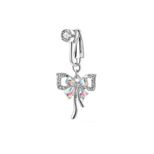 Load image into Gallery viewer, Butterfly Zircon Clip On Navel Ring Non-Piercing Fake Belly Piercing Copper Belly Button Ring Body Jewelry For Women

