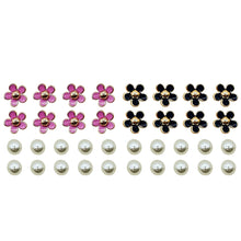 Load image into Gallery viewer, 3D Cute Daisies Pearl Set Shoe Charms Slide Sandals DIY Clogs Decoration Shoe Buckle Pins Shoe Decoration Accessories for Gifts
