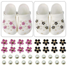 Load image into Gallery viewer, 3D Cute Daisies Pearl Set Shoe Charms Slide Sandals DIY Clogs Decoration Shoe Buckle Pins Shoe Decoration Accessories for Gifts
