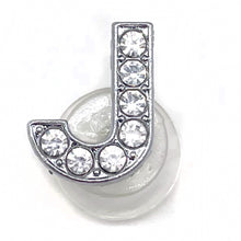 Load image into Gallery viewer, Crystal Alphabet Shoe Charms Glitter Rhinestone Letter Shoes Charm Decorations Jewelry Slider Bracelet Wristbands Accessories
