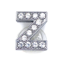 Load image into Gallery viewer, Crystal Alphabet Shoe Charms Glitter Rhinestone Letter Shoes Charm Decorations Jewelry Slider Bracelet Wristbands Accessories
