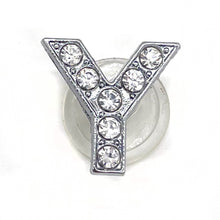 Load image into Gallery viewer, Crystal Alphabet Shoe Charms Glitter Rhinestone Letter Shoes Charm Decorations Jewelry Slider Bracelet Wristbands Accessories
