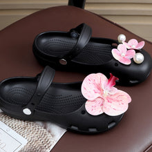 Load image into Gallery viewer, Shoe Charms Set Retro Ballet Shoes Women Charms Pack Cute Flower Shoe Decorations DIY Pearl Diamond Handmade Beads Shoe Accessories
