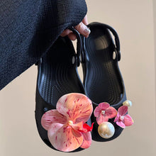 Load image into Gallery viewer, Shoe Charms Set Retro Ballet Shoes Women Charms Pack Cute Flower Shoe Decorations DIY Pearl Diamond Handmade Beads Shoe Accessories
