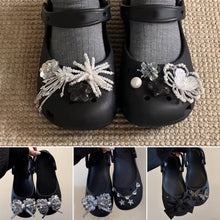 Load image into Gallery viewer, Elegant Bow Shoes Bow Ballet Shoe Decorations Original Shoe Charms Set Women Gentle Ballet Shoes Charms Pack DIY Shoe Accessories
