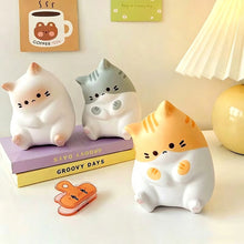 Load image into Gallery viewer, 1Pc Cute Cartoon Cat Slow Rebound Squeeze Toy Soft PU Pinch Fidget Ball Stress Relief Gift For Kids Adults Halloween Christmas
