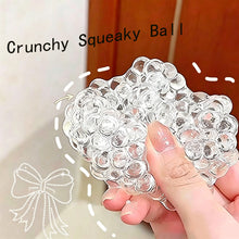 Load image into Gallery viewer, Ice Cube Shaped Beaded Squishy Squeeze Ball Fidget Toy Hand Exercise Stress Relief Sensory Toy For Kids Adults
