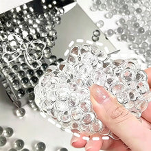 Load image into Gallery viewer, Ice Cube Shaped Beaded Squishy Squeeze Ball Fidget Toy Hand Exercise Stress Relief Sensory Toy For Kids Adults
