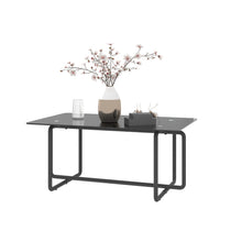 Load image into Gallery viewer, Modern Tempered Glass Tea Table Coffee Table, Table for Living Room,Black
