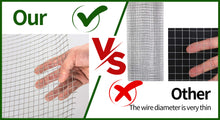 Load image into Gallery viewer, 48inx100ft 1/4 in 23 Gauge Hardware Cloth Welded Cage Wire Chicken Fence mesh Rolls Square Chicken Wire Netting Raised Garden Rabbit Fence Snake Fencing Rodent Animals
