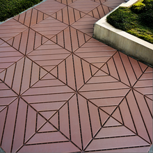 Load image into Gallery viewer, 27-Pack Plastic Interlocking Deck Tiles - 12"x12" Square, Waterproof, All-Weather Use, Easy to Install Patio Decking Tiles for Poolside, Balcony, Backyard - Sturdy, High Load-Bearing Capacity
